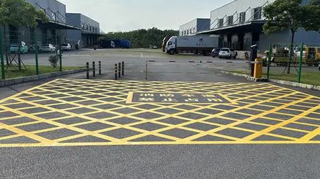 廠區消防通道劃線用什么固化劑？保障廠區安全